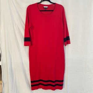 Allison Brittney - red and black dress - XL